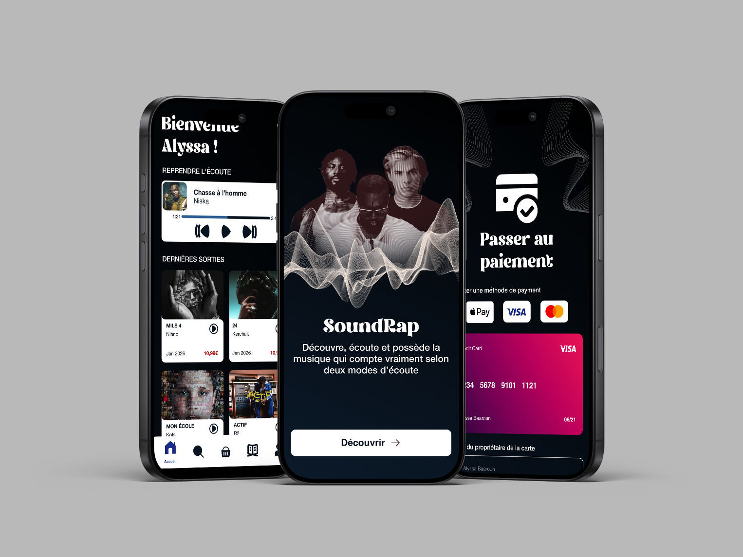 Visual of my SoundRap app